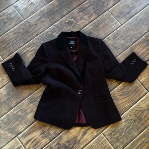 The Limited burgundy Women's Blazer
